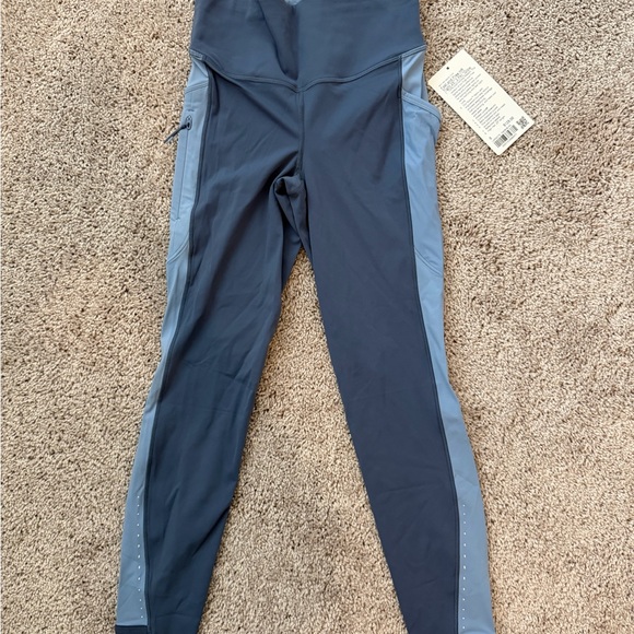lululemon athletica Pants - Lululemon Athletica Light Blue High-Rise Leggings
